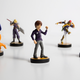 The final product alongside other Amiibo for scale.